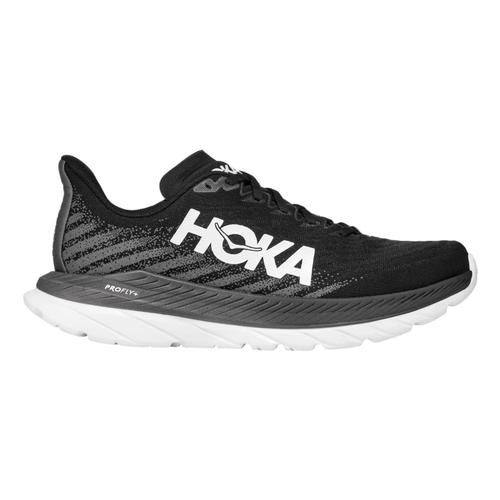 HOKA ONE ONE Women's Mach 5 Road Running Shoes - Wide Blk.Crok_bcstl