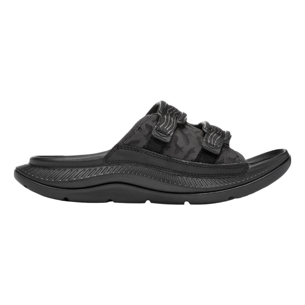 HOKA ONE ONE Unisex Ora Luxe Slide Sandals BLACK_BBLC