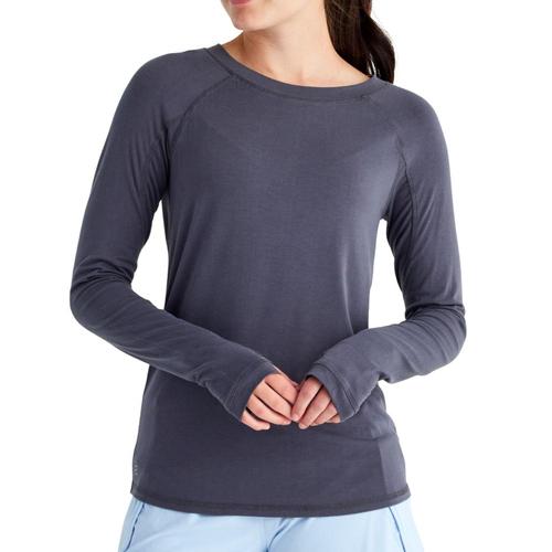 Free Fly Women's Midweight Long Sleeve Tee Abyss_324