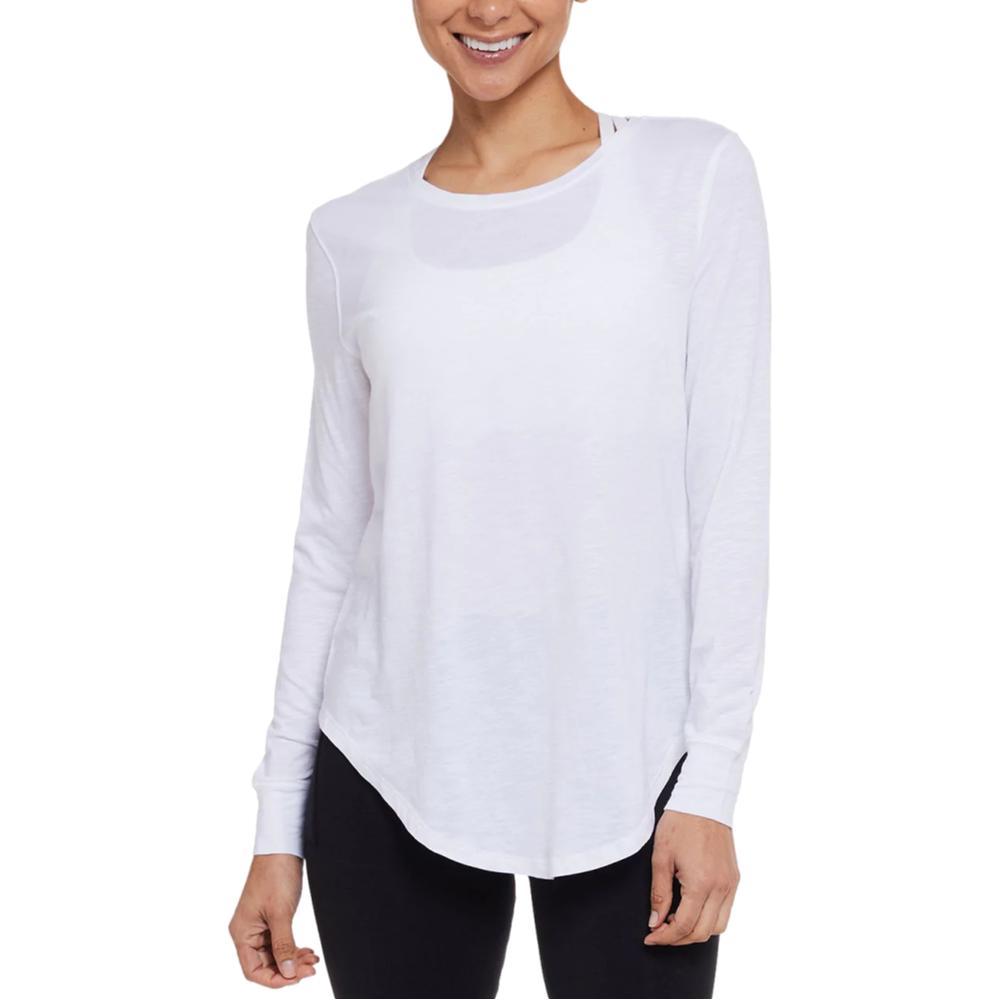 tasc Women's Longline Long Sleeve T-Shirt WHITES_100