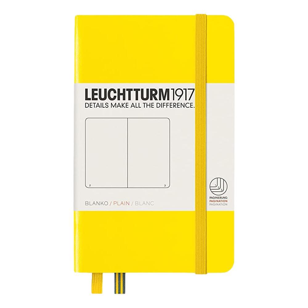 Leuchtturm1917 Hardcover Pocket Blank Notebook LEMON