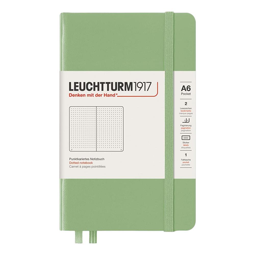 Leuchtturm1917 Hardcover Pocket Dotted Notebook SAGE