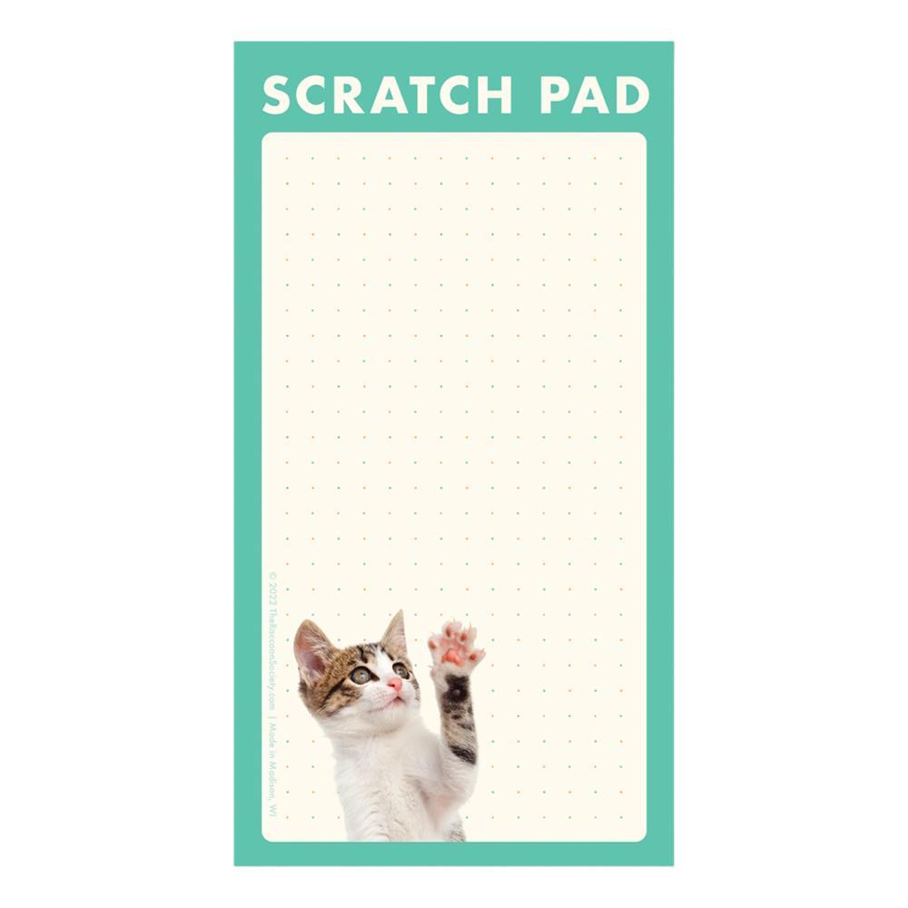  Raccoon Society Funny Cat Scratch Pad - Memo