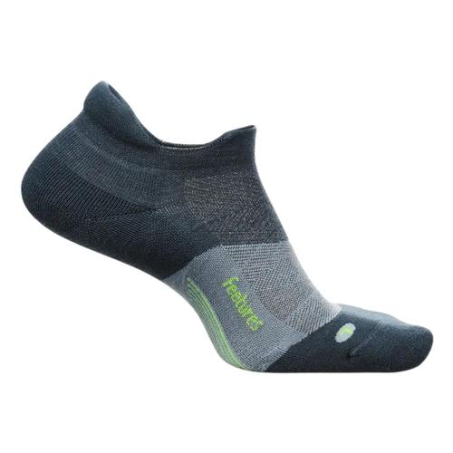 Feetures Merino 10 Ultra Light Cushion No-Show Tab Socks Stormy