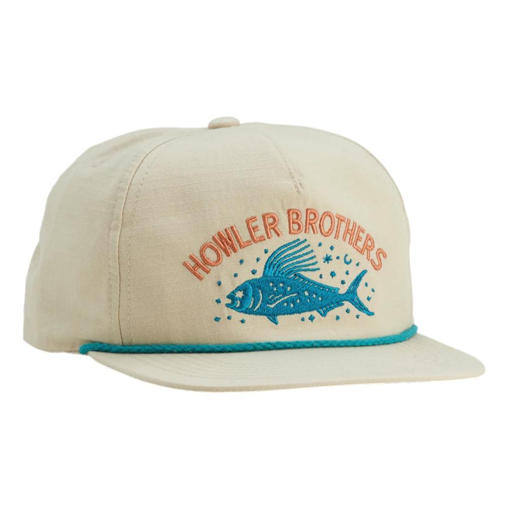 Howler Brothers Creative Creatures Roosterfish Unstructured Snapback Hat OFFWHITE