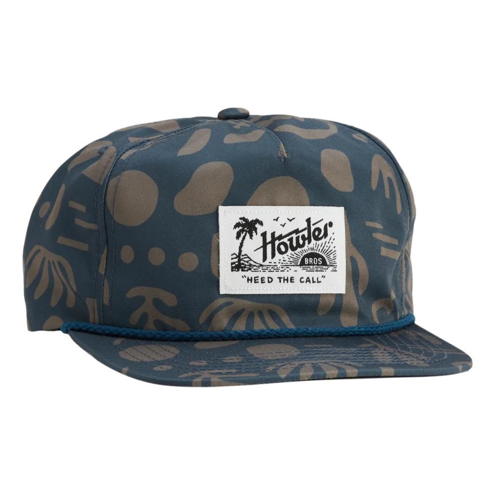Howler Brothers Distant Forms Unstructured Snapback Hat DARKSLATE