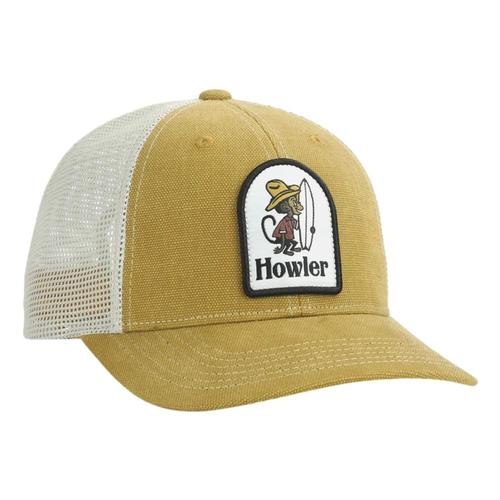 Howler Brothers El Monito Surfs Snapback Hat Yellow/Stone