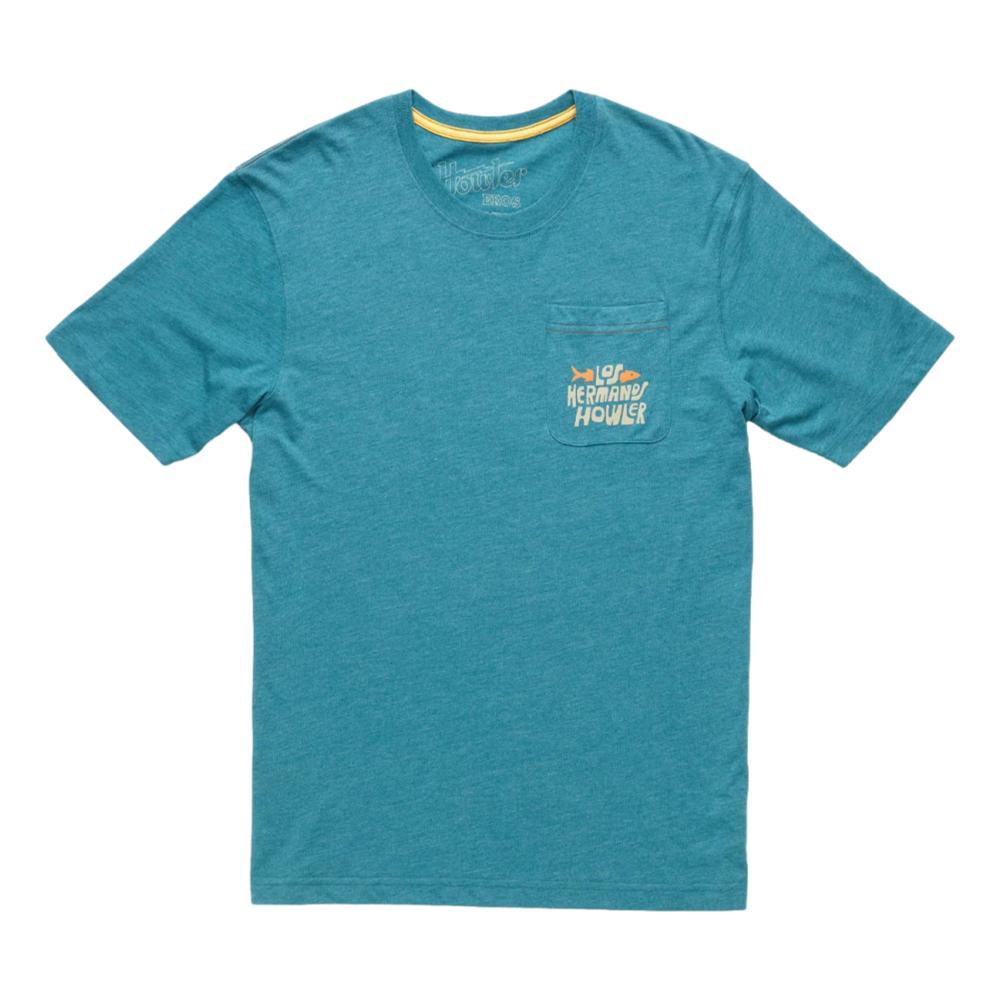 Howler Brothers Men's Los Hermanos Pescado Pocket T-Shirt PETROLHTHR