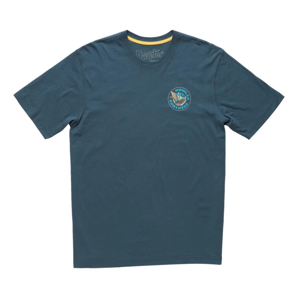 Howler Brothers Men's Osprey and Pike Cotton T-Shirt DARKSLATE