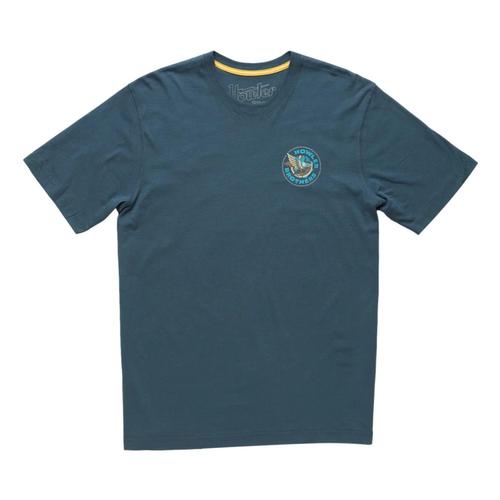 Howler Brothers Men's Osprey and Pike Cotton T-Shirt Darkslate
