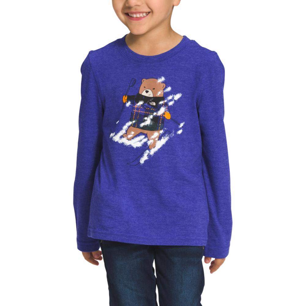 The North Face Kids Long-Sleeve Tri-Blend Graphic Tee LAPBLUE_CQA