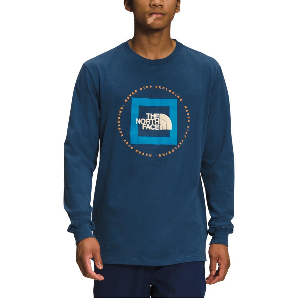 The North Face Men's Long-Sleeve Geo NSE Tee Shirt BLUE_83R