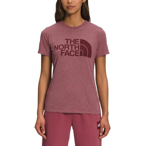 The North Face Women's Short-Sleeve Half Dome Tri-Blend Tee Shirt Ginger_7a2
