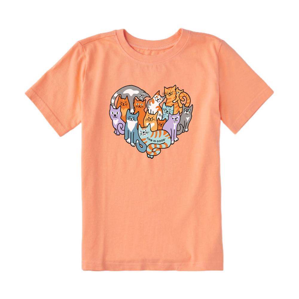 Life is Good Kids Heart Of Cats Crusher Tee CANYNORNG
