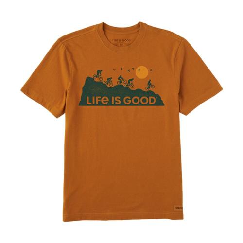 Life is Good Men's Ride On and On Crusher Tee Cfebrn