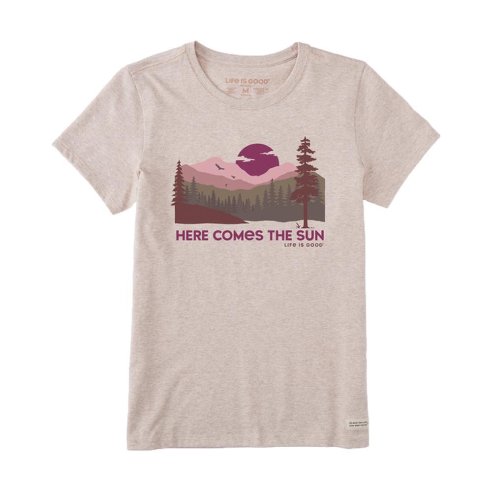 Life is Good Women's Here Comes the Sun Evergreens Crusher Tee HTHRALMOND