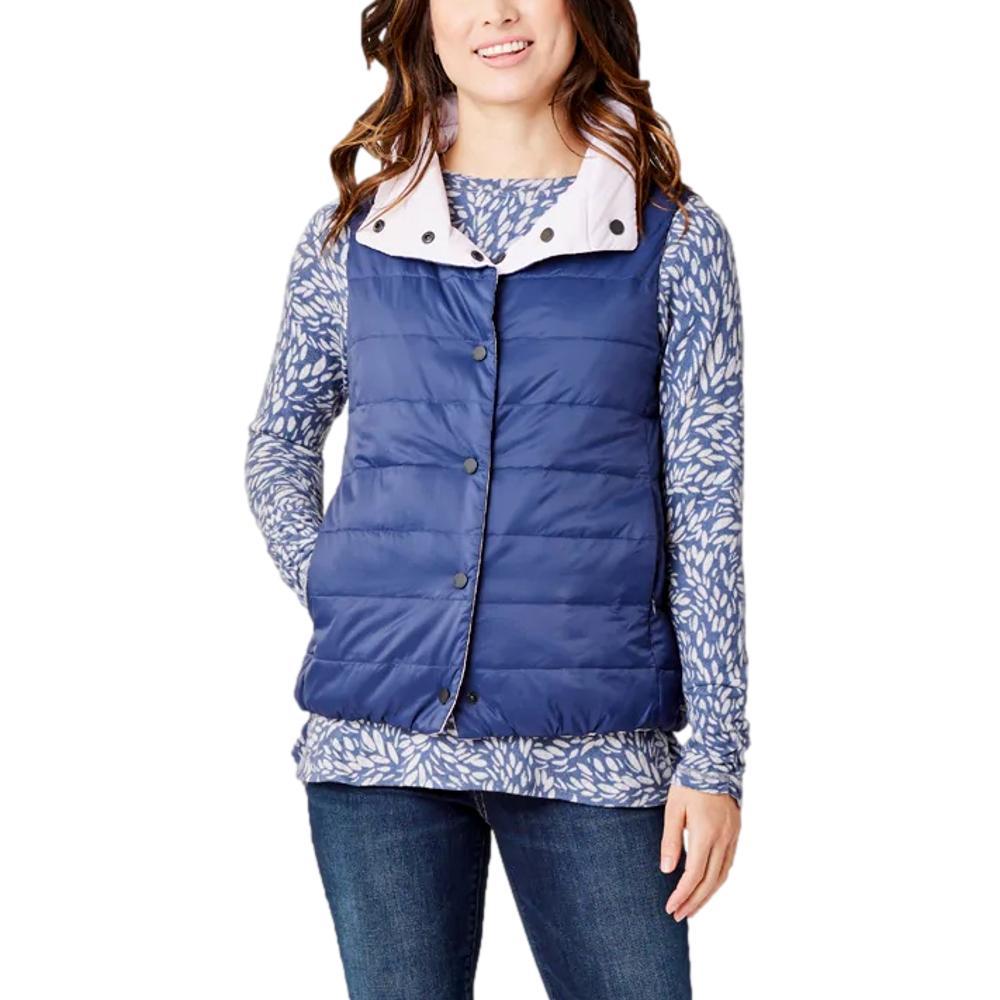 Carve Designs Women's Silverton Reversible Down Vest NAVYLA_547