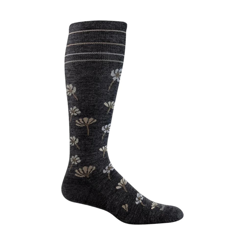 Sockwell Women's Field Flower Moderate Graduated Compression Socks CHARCOAL_850