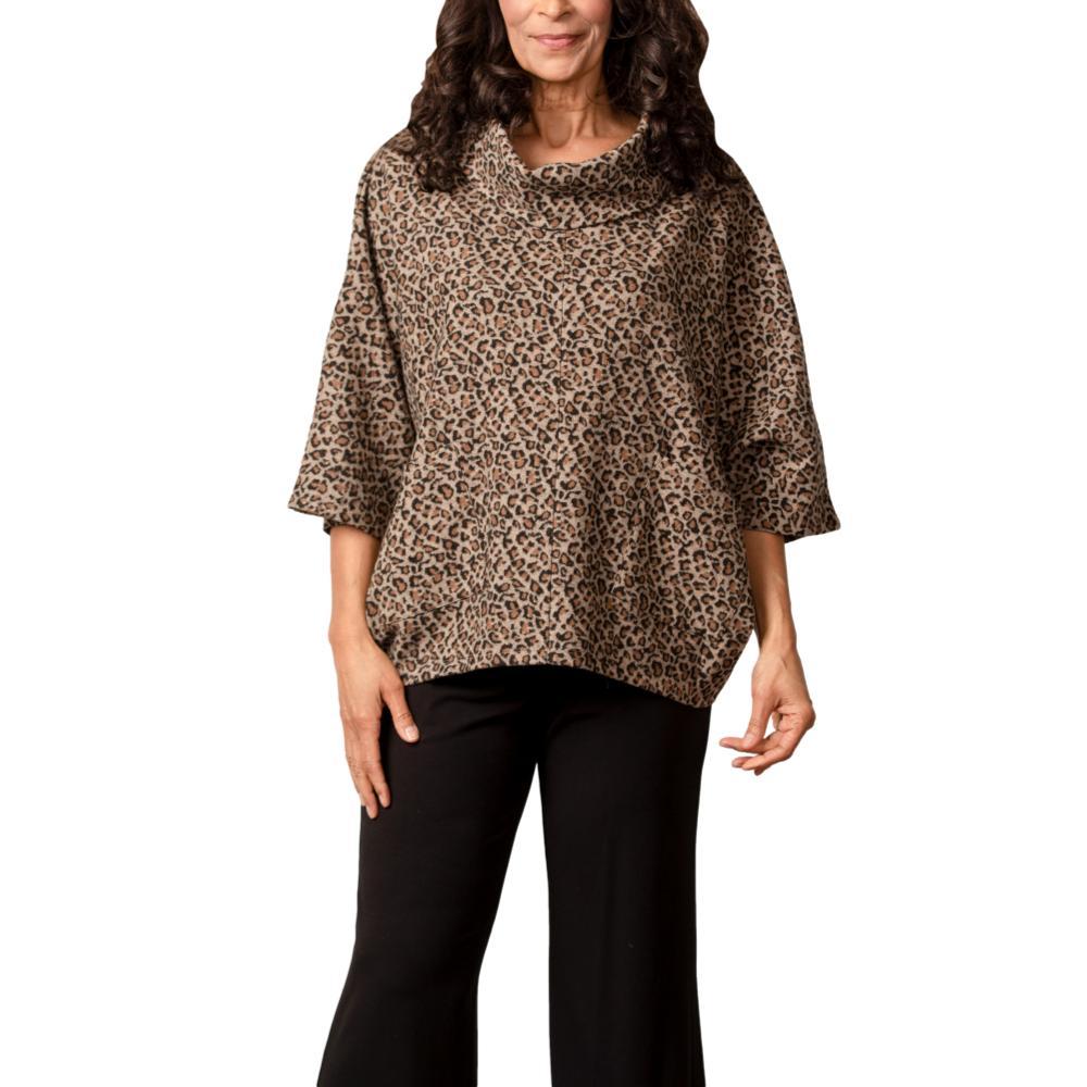 Habitat Women's Cozy Poncho Top PEBBLE