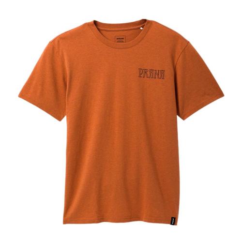 prAna Men's Bishop Creek Short-Sleeve Tee Shirt Redclay