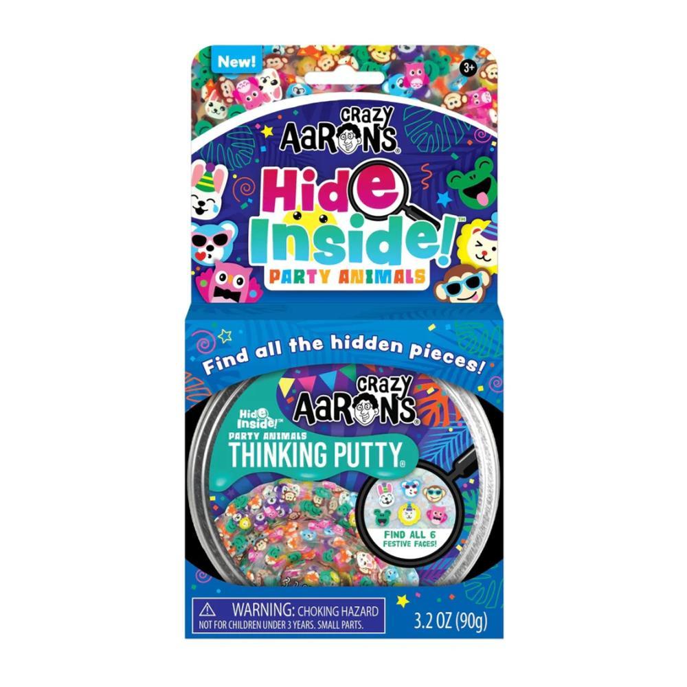  Crazy Aaron's Hide Inside! Party Animals Thinking Putty