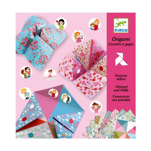 Djeco Flower Fortune Tellers Origami Paper Craft Kit