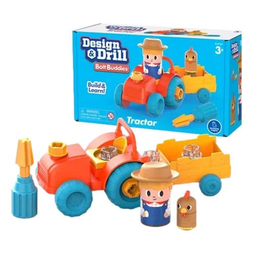 Educational Insights Design and Drill Bolt Buddies Tractor