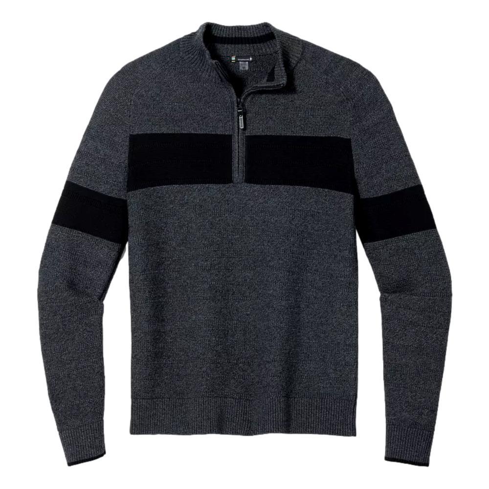 Men's Ripple Ridge Stripe Half Zip Sweater BLKGREY_250
