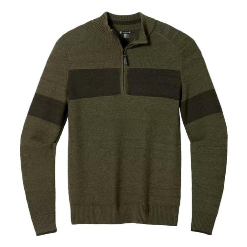 Smartwool Men's Ripple Ridge Stripe Half Zip Sweater Woods_k90