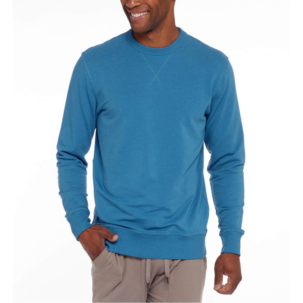 tasc Men's Varsity French Terry Sweatshirt BLUE_467