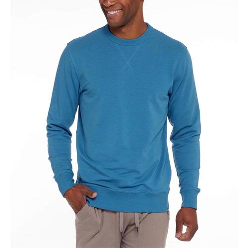 tasc Men's Varsity French Terry Sweatshirt Blue_467