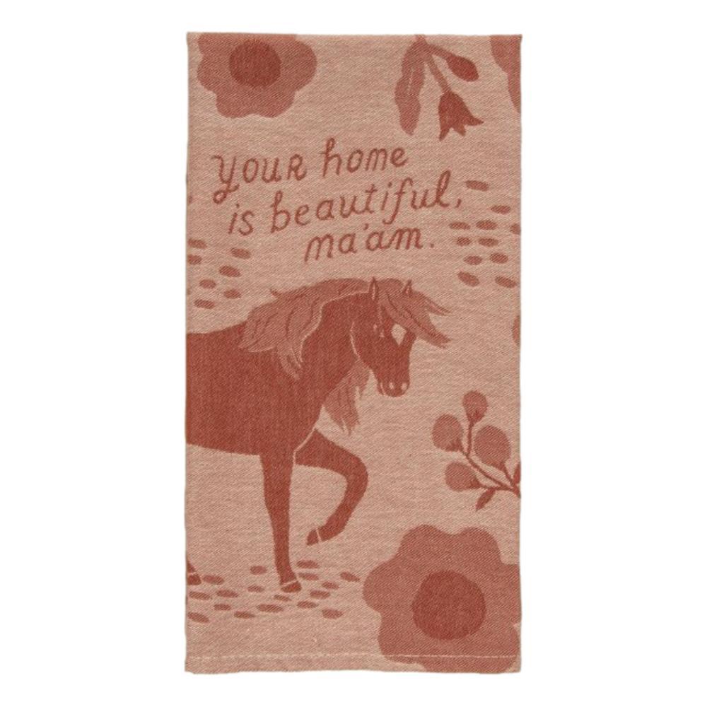  Blue Q Your Home Is Beautiful, Ma ' Am Dish Towel