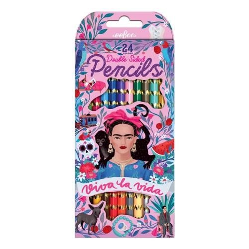 eeBoo Viva La Vida 12 Double-Sided Pencils
