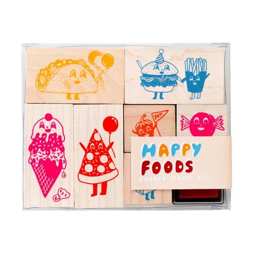 Yellow Owl Workshop Happy Foods Stamp Kit