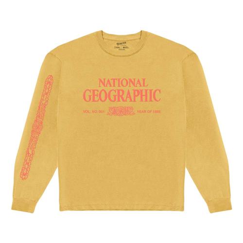 Parks Project Women's National Geographic X Parks Project Legacy Puffy Print Long Sleeve Shirt Mustard