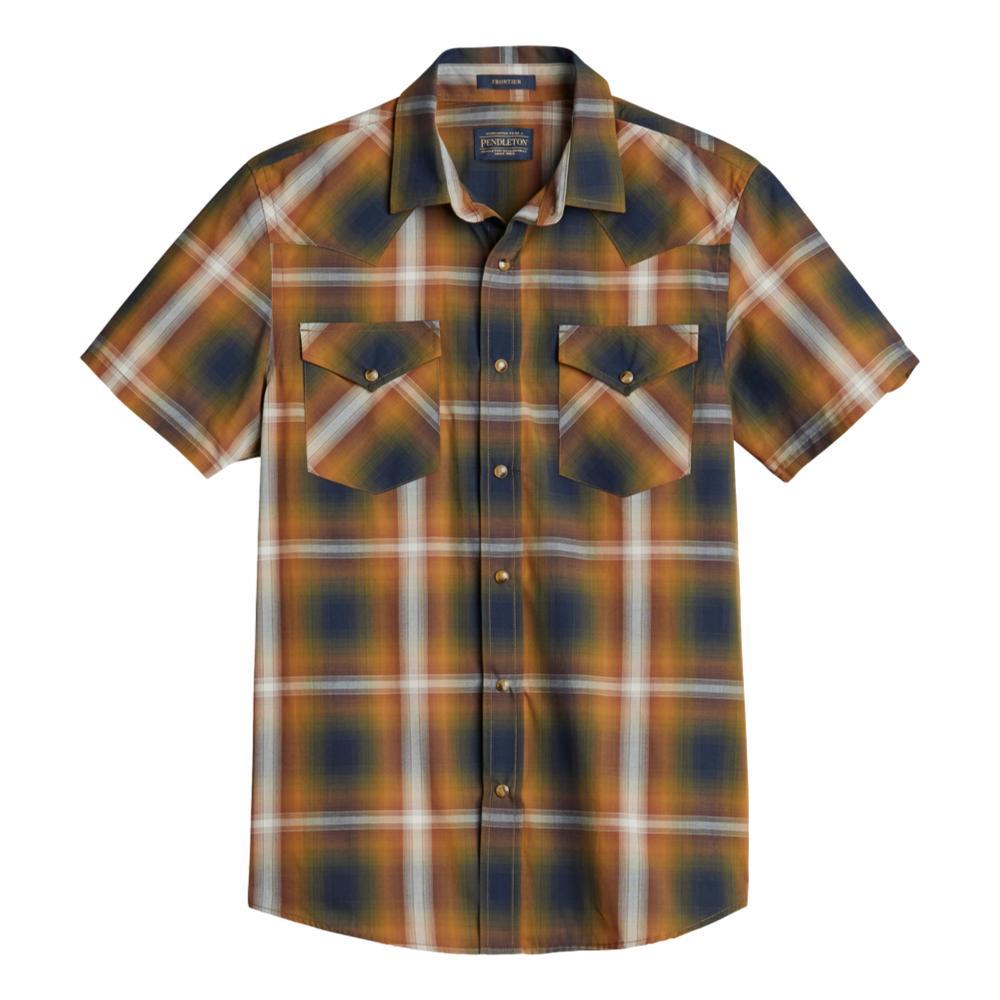 Pendleton Men's Short Sleeve Frontier Shirt BROWN_79276