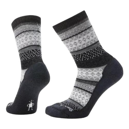 Smartwool Women's Everyday Dazzling Wonder Full Cushion Crew Socks Charcoal_003