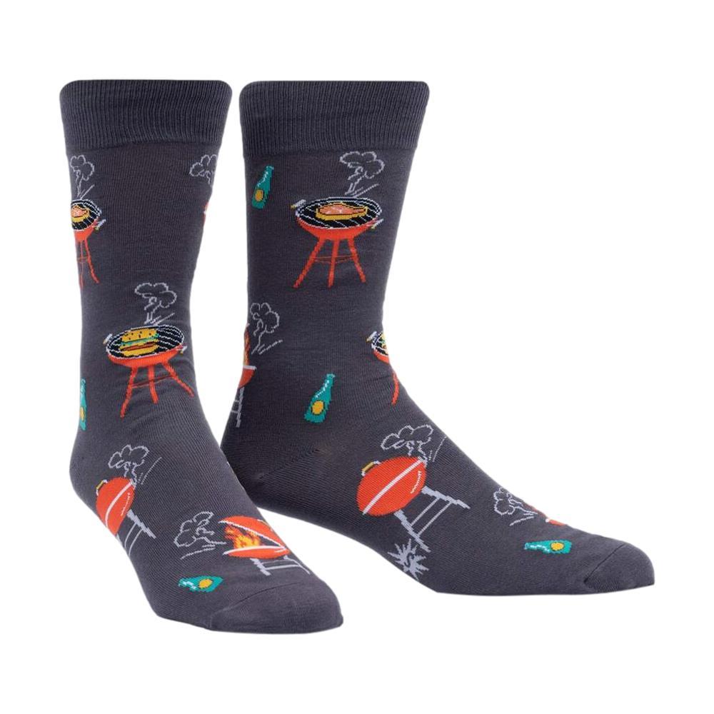 Sock It To Me Men's The Steaks are High Crew Socks GRILL
