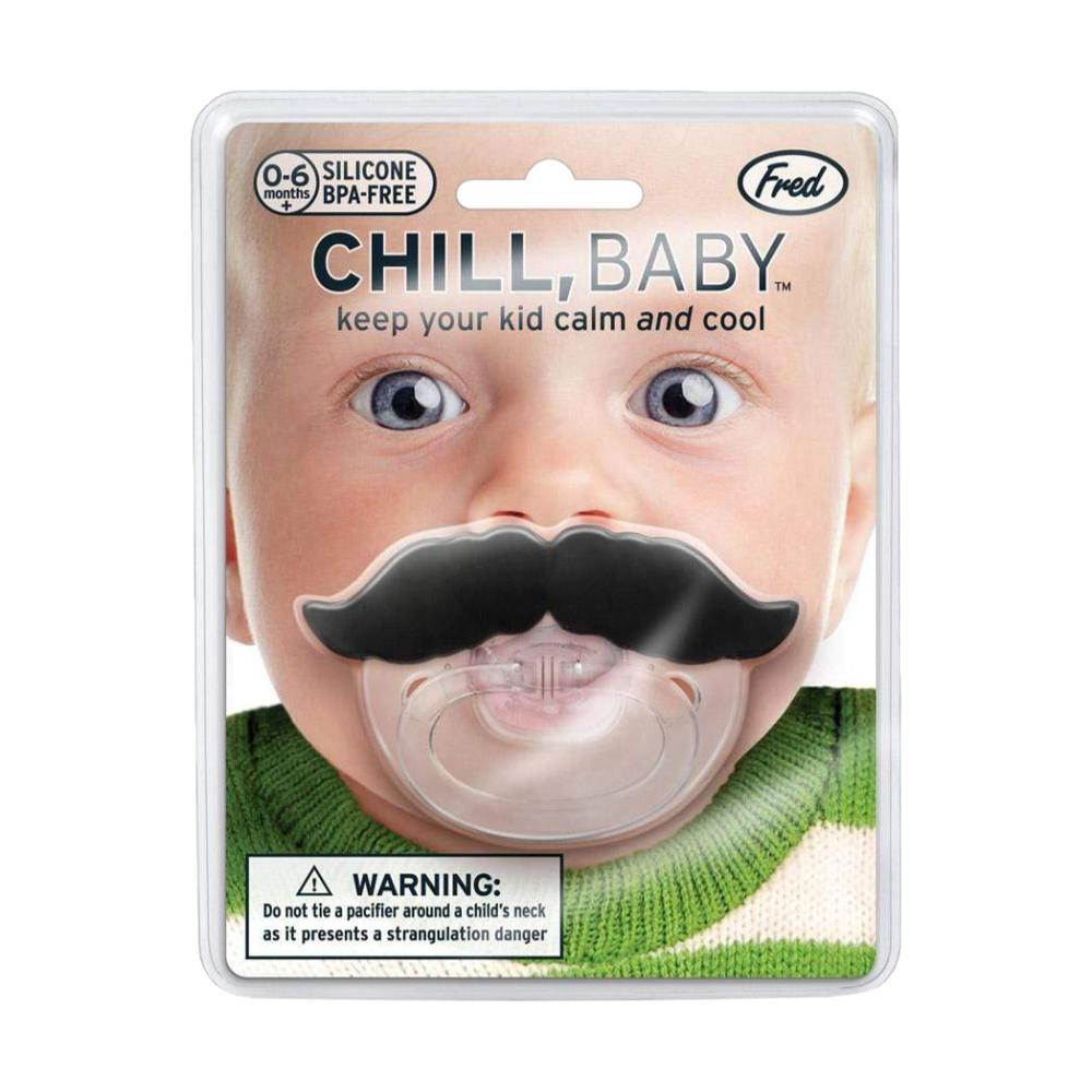  Fred Chill, Baby Pacifier - Moustache