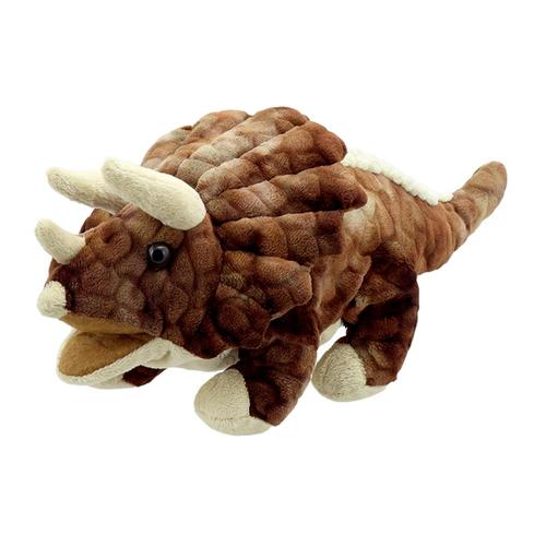 The Puppet Company Baby Dinos Triceratops Hand Puppet