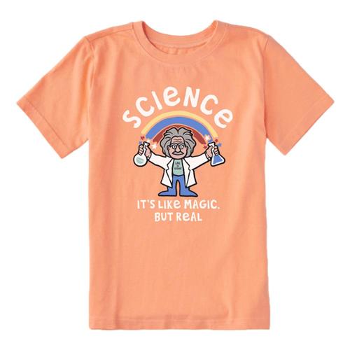 Life is Good Kids Science It's Like Magic But Real Crusher Tee Canynorng