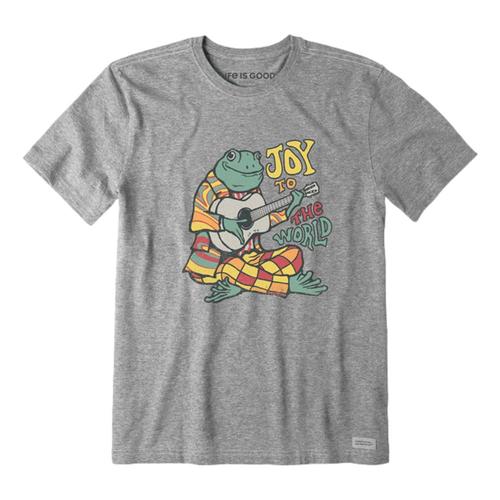 Life is Good Men's Jeremiah Crusher Tee Heathergray