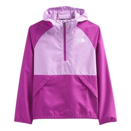 The North Face Teen Amphibious Packable Wind Jacket Purple_ipy