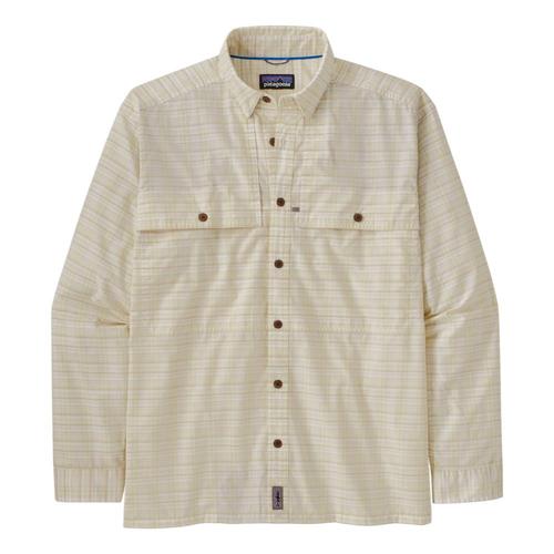 Patagonia Men's Long-Sleeved Island Hopper Shirt White_drwi