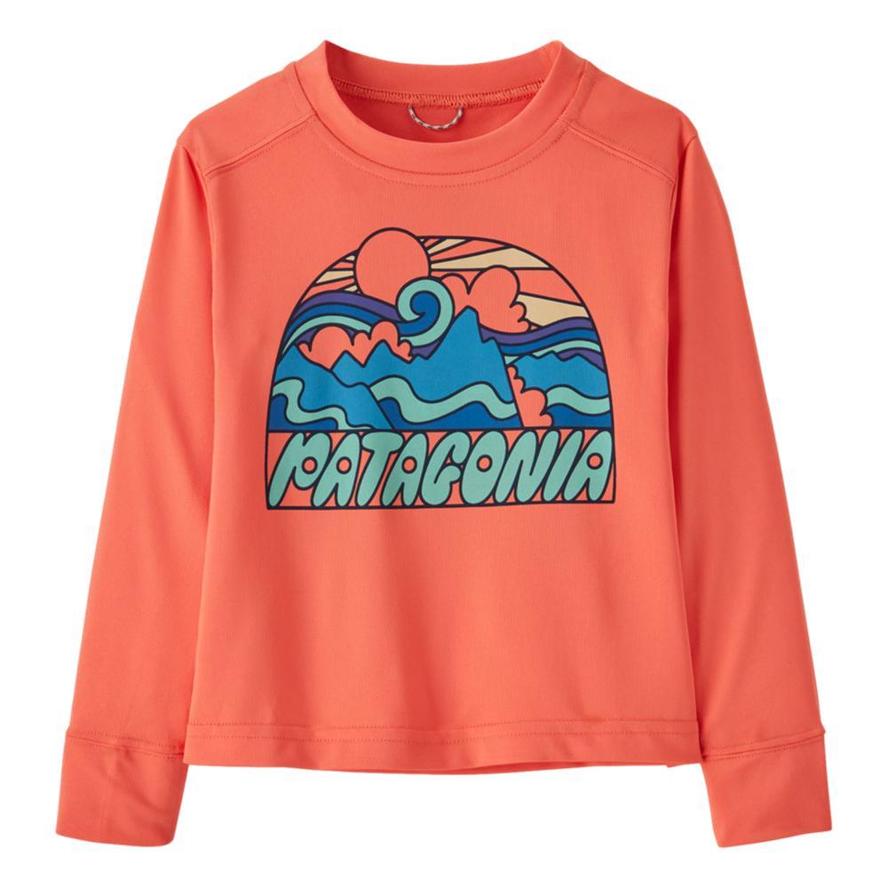 Patagonia Baby Long-Sleeved Capilene Silkwight T-Shirt CORAL_FCRL