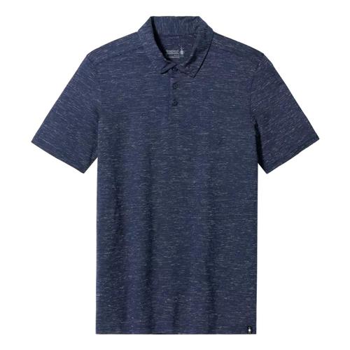 Smartwool Men's Merino Hemp Blend Short Sleeve Polo Shirt Dnavyh_108