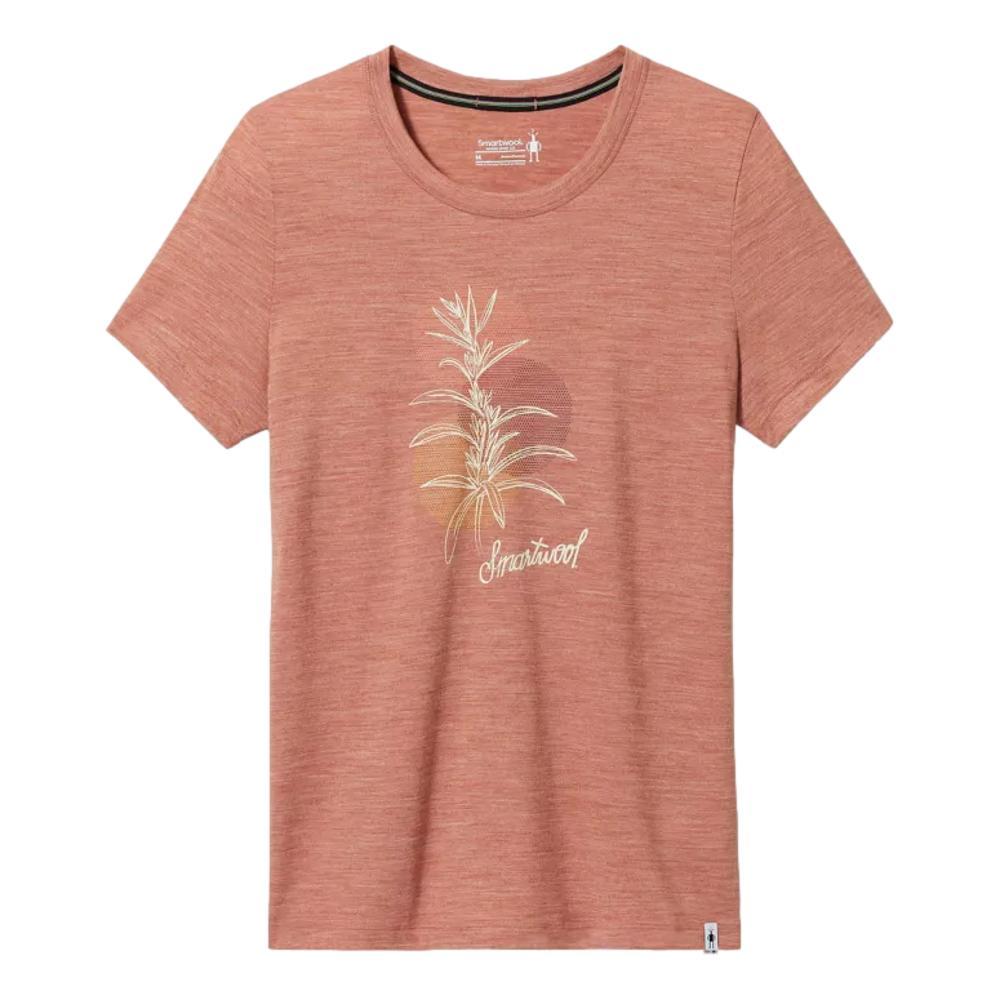 Smartwool Women's Sage Plant Graphic Short Sleeve Tee COPPER_L38