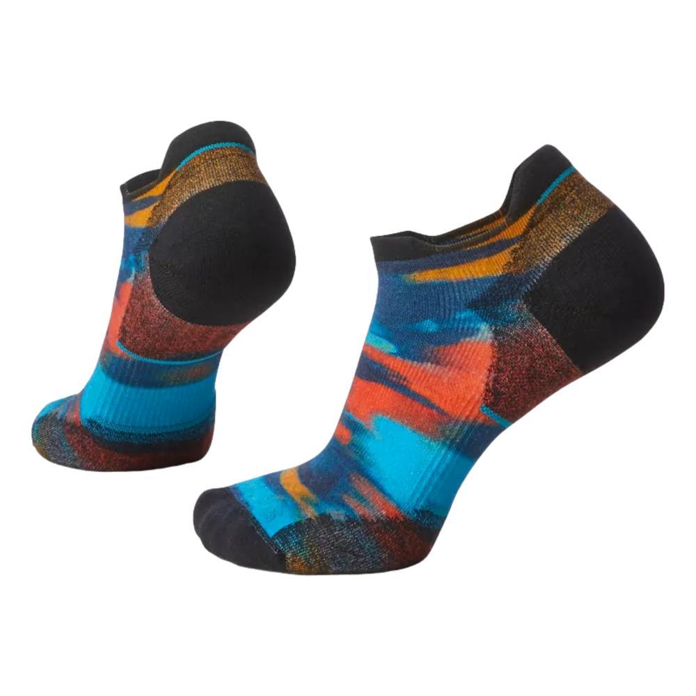 Smartwool Women's Run Targeted Cushion Brushed Print Low Ankle Socks ALPINEBLUE_B25