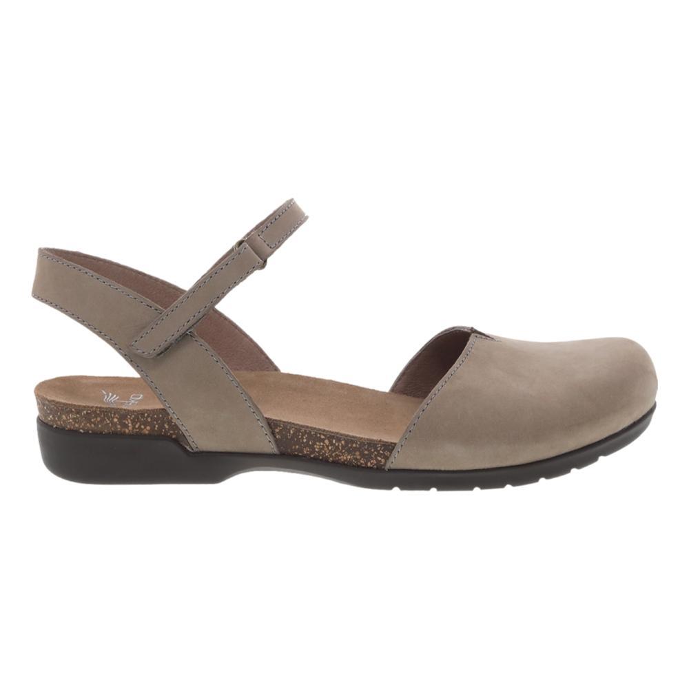 Dansko Women's Rowan Taupe Milled Nubuck Sandals TAUP.ML.NB