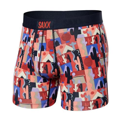 Saxx Men's Vibe Super Soft Boxer Briefs Pdesert_pdm